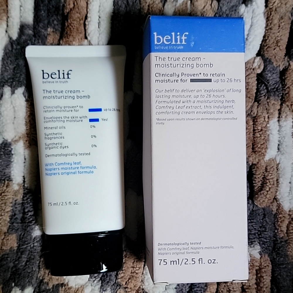 BELIEF The true cream - moisturizing bomb 75ml/2.5oz *NEW IN BOX*